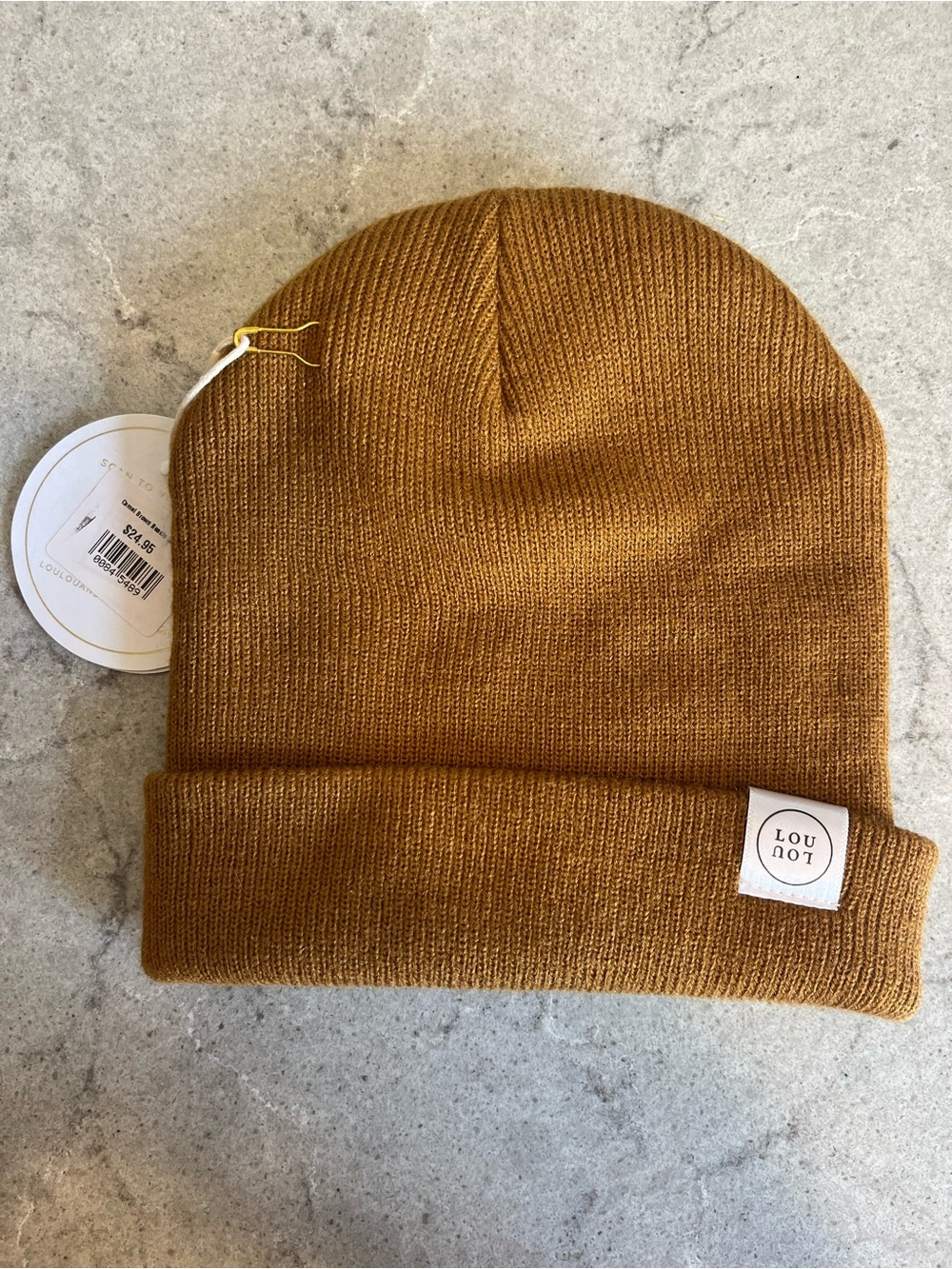 Kids' Tan Knit Beanie